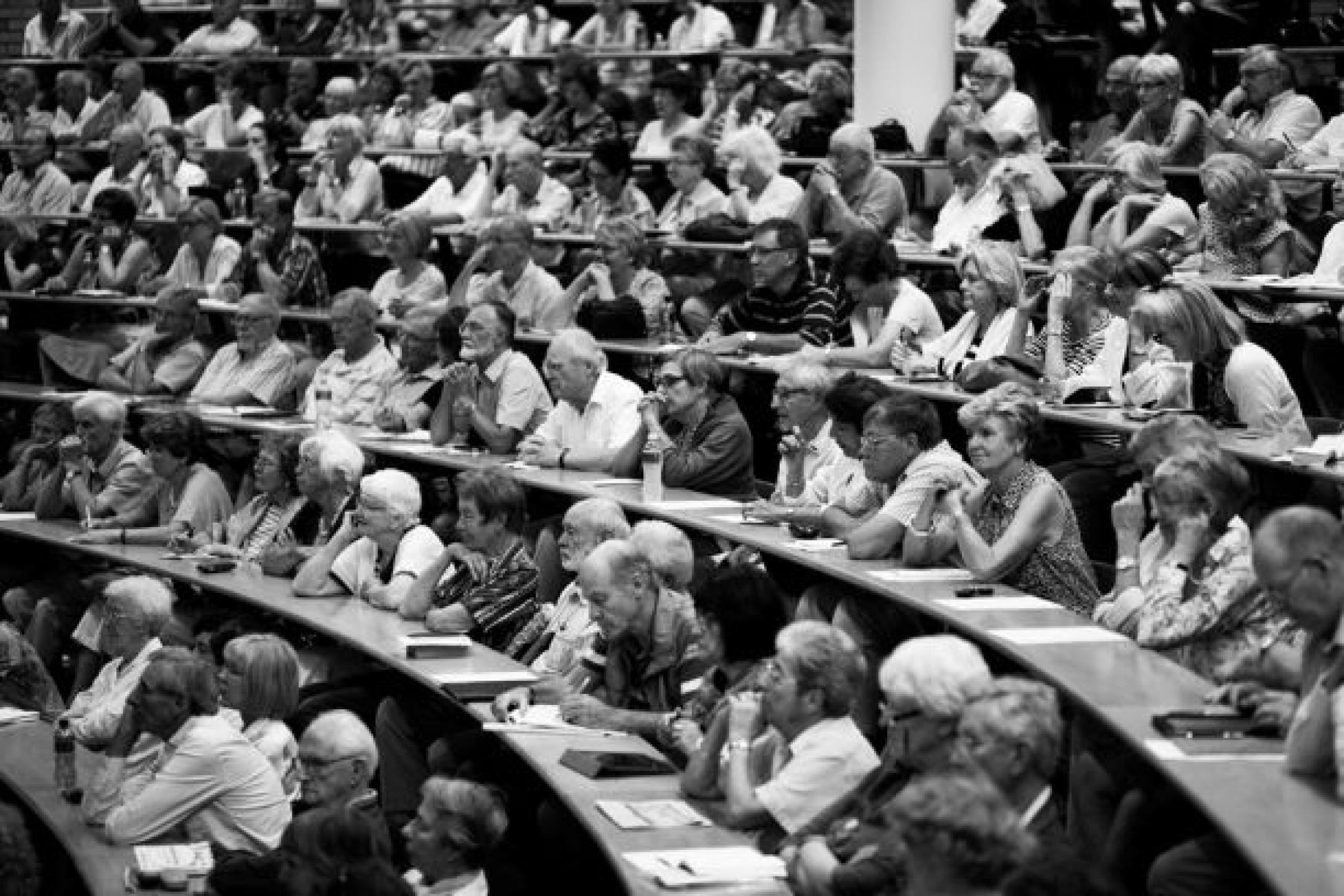 Audience at summer school lecture