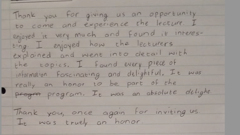 Student comment5