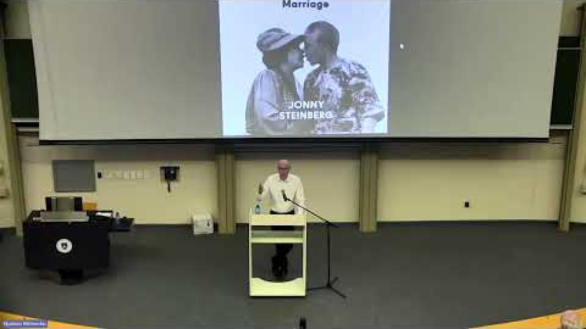 Preview image for the video remote "WINNIE AND NELSON MANDELA - Dr Jonny Steinberg".