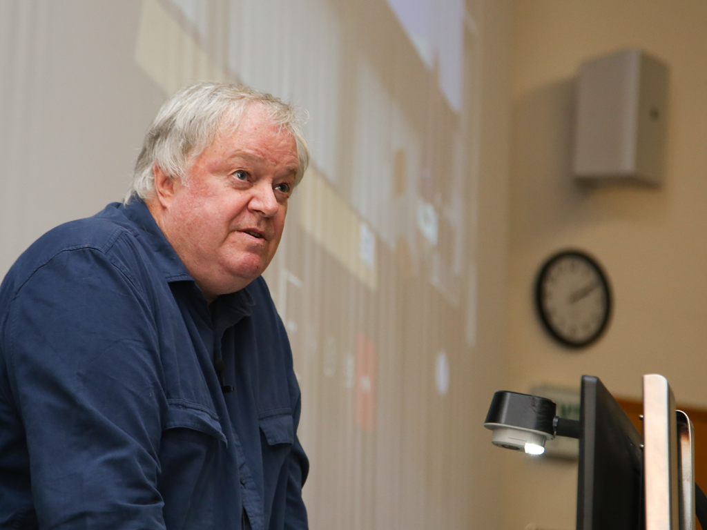 Author Jacques Pauw presented a lecture at UCT’s Summer School